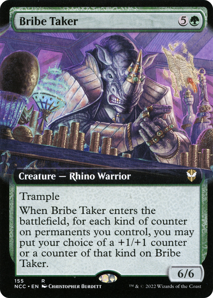 Bribe Taker (Extended Art) [Streets of New Capenna Commander] | Grognard Games