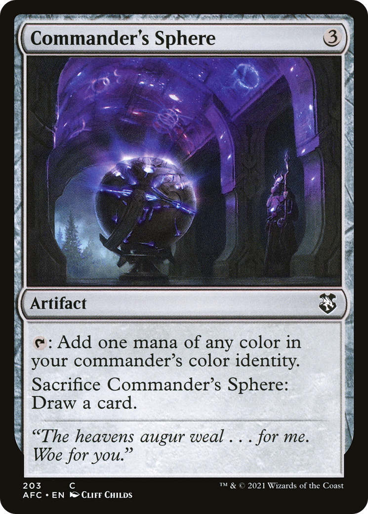 Commander's Sphere [Dungeons & Dragons: Adventures in the Forgotten Realms Commander] | Grognard Games