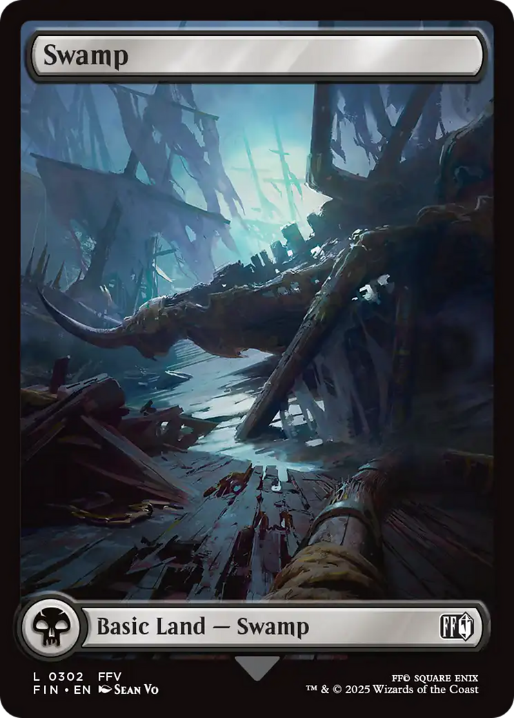 Swamp (0302) (FIN-302) - FINAL FANTASY Foil | Grognard Games