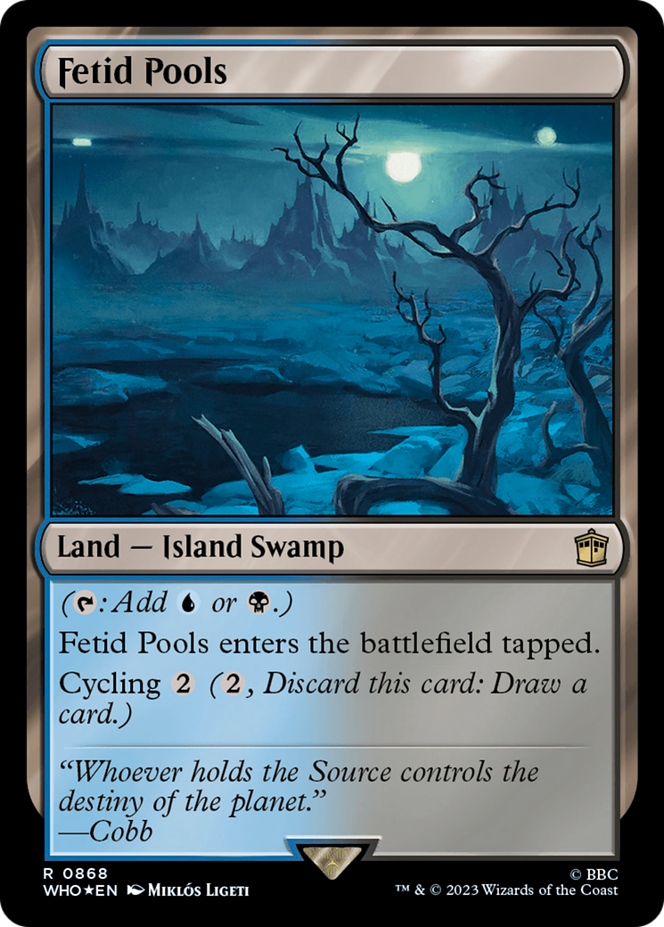 Fetid Pools (Surge Foil) [Doctor Who] | Grognard Games