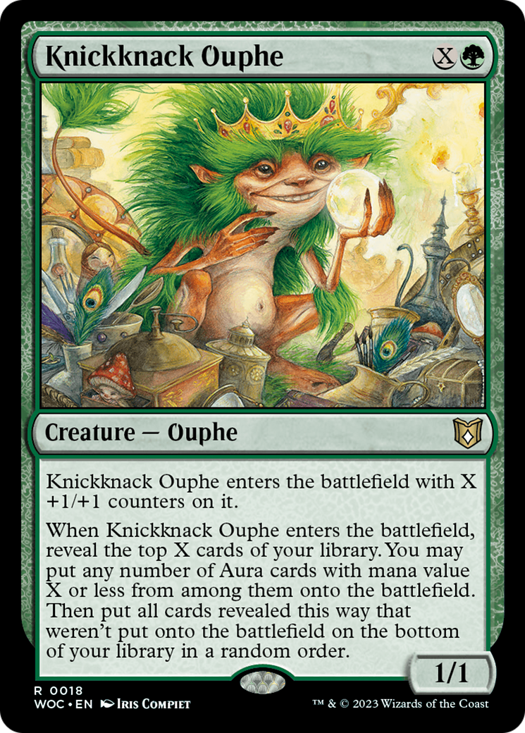Knickknack Ouphe [Wilds of Eldraine Commander] | Grognard Games