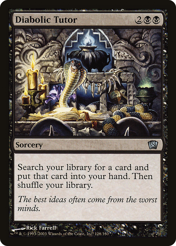 Diabolic Tutor [Eighth Edition] | Grognard Games