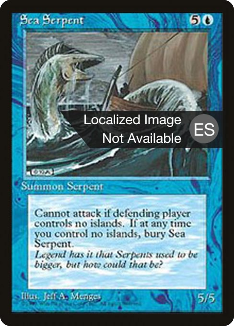 Sea Serpent [Fourth Edition (Foreign Black Border)] | Grognard Games