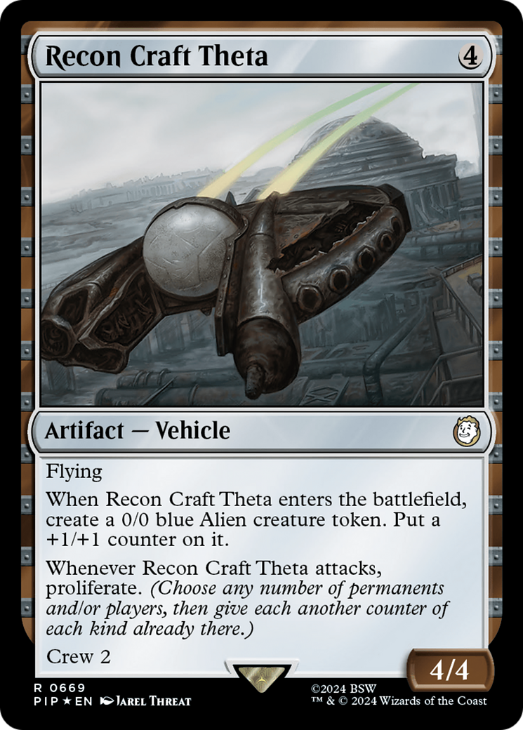 Recon Craft Theta (Surge Foil) [Fallout] | Grognard Games