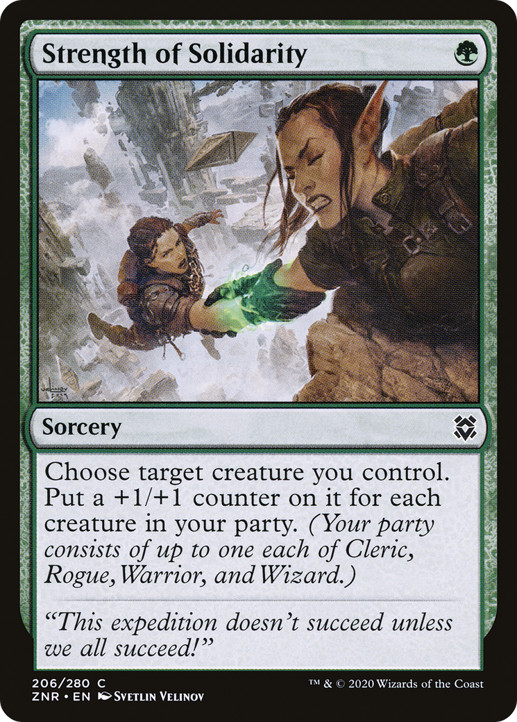 Strength of Solidarity [Zendikar Rising] | Grognard Games