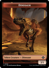 Gnome // Dinosaur (0009) Double-Sided Token [The Lost Caverns of Ixalan Tokens] | Grognard Games