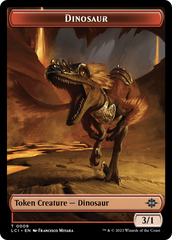 Copy // Dinosaur (0009) Double-Sided Token [The Lost Caverns of Ixalan Tokens] | Grognard Games