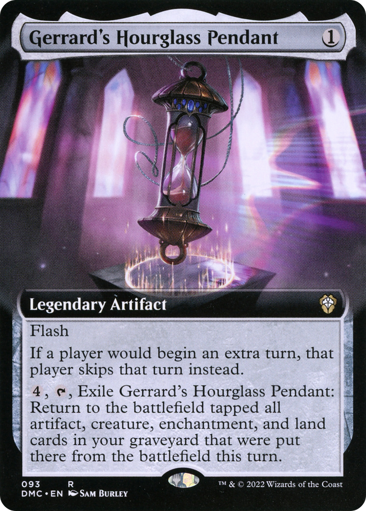 Gerrard's Hourglass Pendant (Extended Art) [Dominaria United Commander] | Grognard Games
