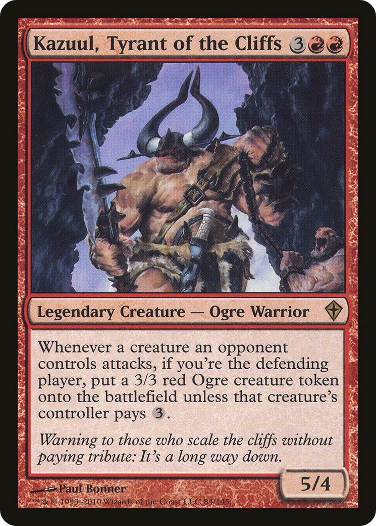 Kazuul, Tyrant of the Cliffs [Worldwake] | Grognard Games