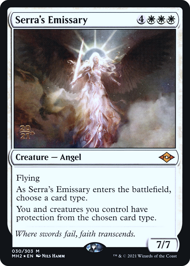 Serra's Emissary [Modern Horizons 2 Prerelease Promos] | Grognard Games