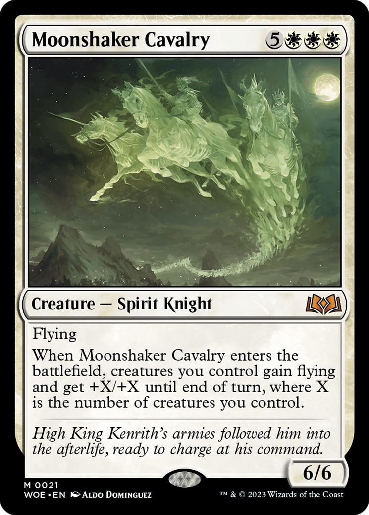 Moonshaker Cavalry [Wilds of Eldraine] | Grognard Games
