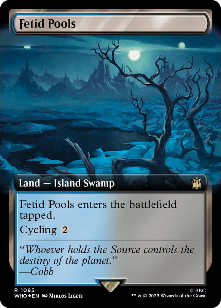 Fetid Pools (Extended Art) (Surge Foil) [Doctor Who] | Grognard Games