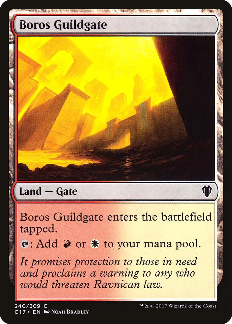 Boros Guildgate [Commander 2017] | Grognard Games