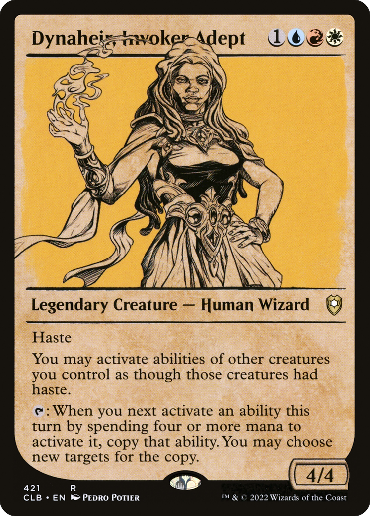 Dynaheir, Invoker Adept (Showcase) [Commander Legends: Battle for Baldur's Gate] | Grognard Games