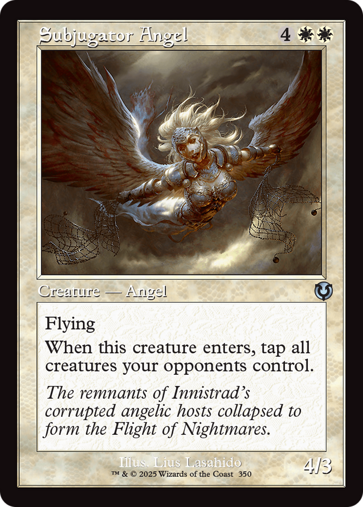 Subjugator Angel (Retro Frame) [Innistrad Remastered] | Grognard Games