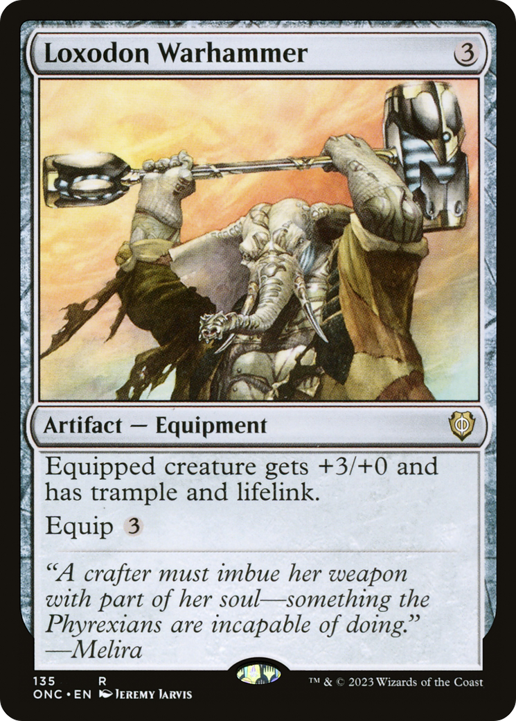 Loxodon Warhammer [Phyrexia: All Will Be One Commander] | Grognard Games