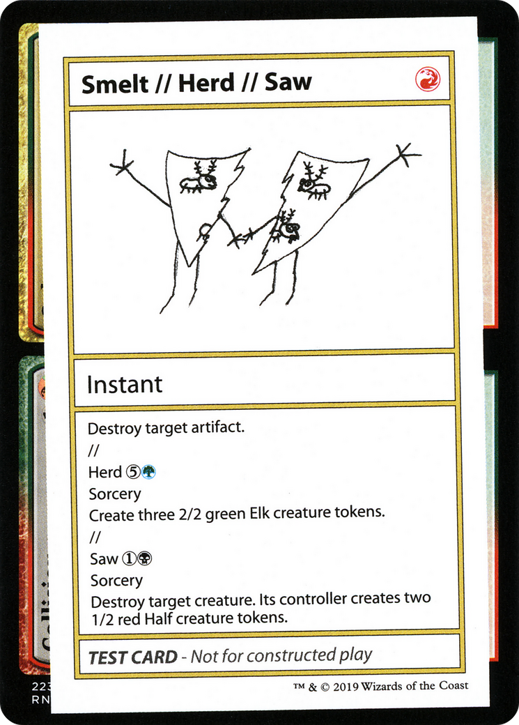 Smelt // Herd // Saw (2021 Edition) [Mystery Booster Playtest Cards] | Grognard Games