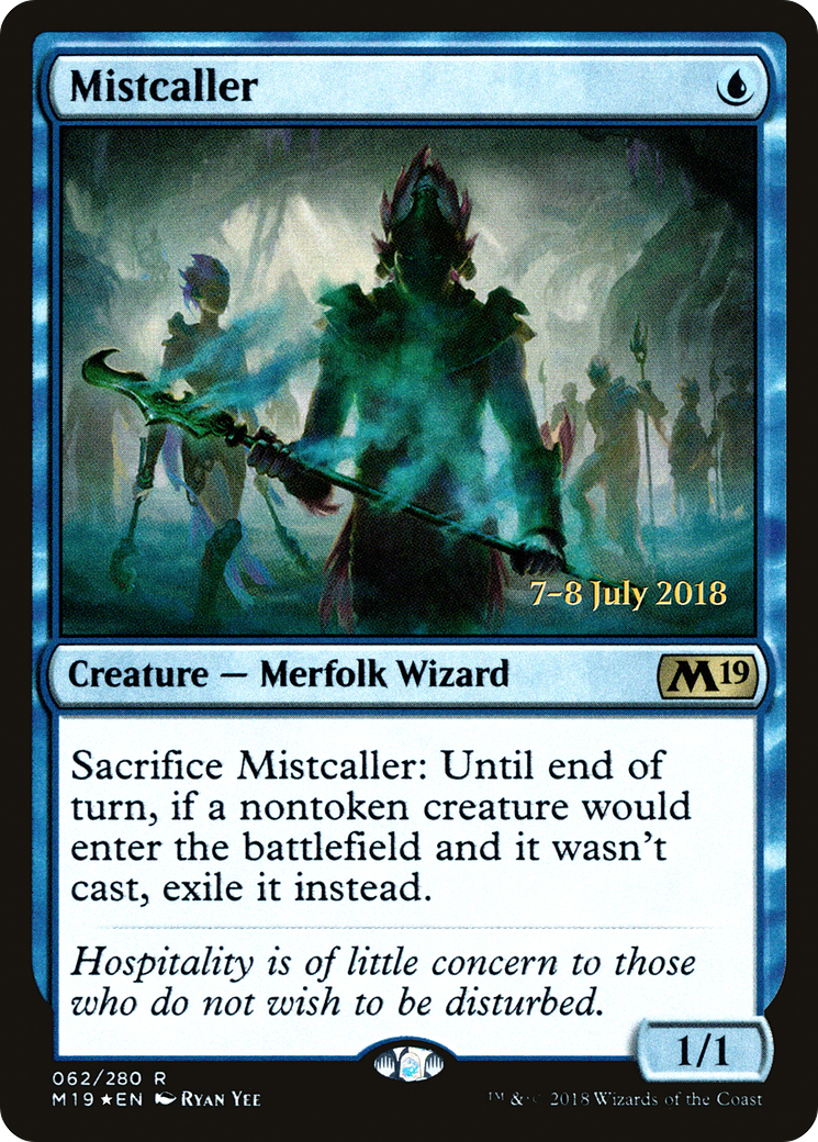 Mistcaller  [Core Set 2019 Prerelease Promos] | Grognard Games