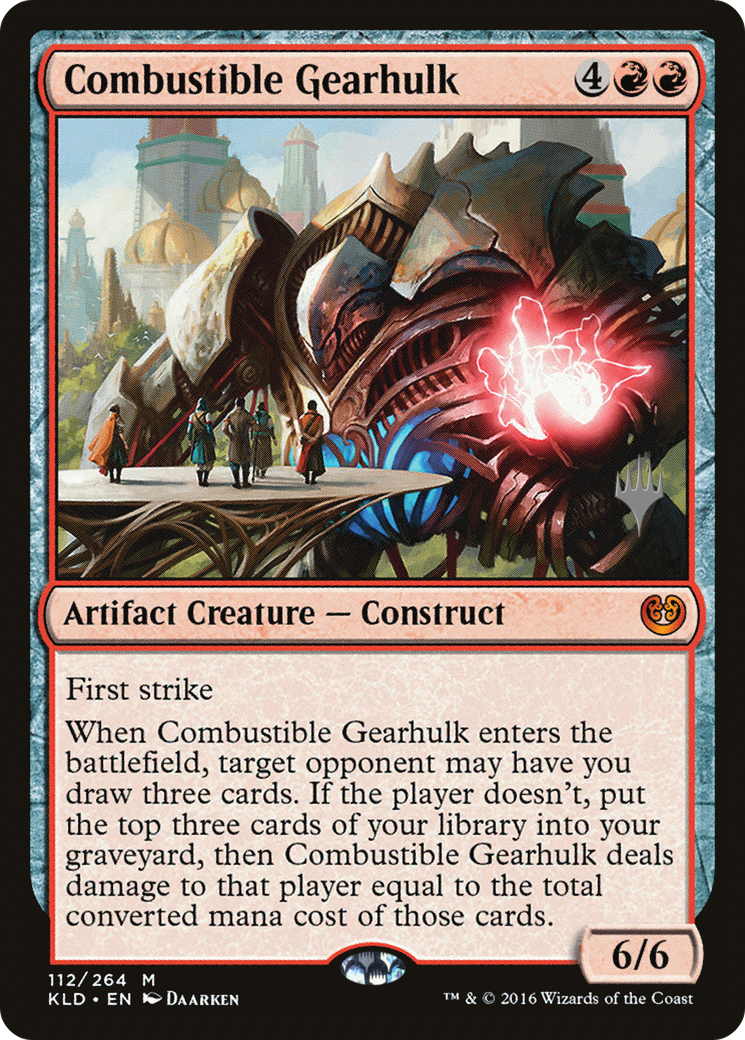 Combustible Gearhulk (Promo Pack) [Kaladesh Promos] | Grognard Games