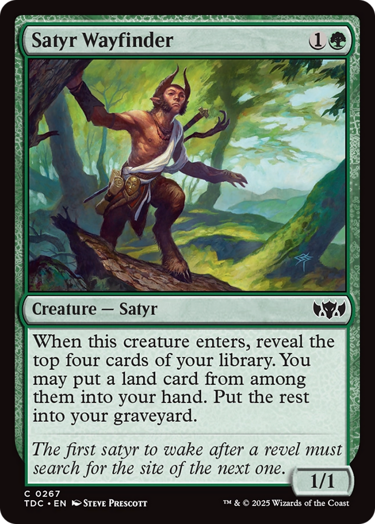 Satyr Wayfinder [Tarkir: Dragonstorm Commander] | Grognard Games