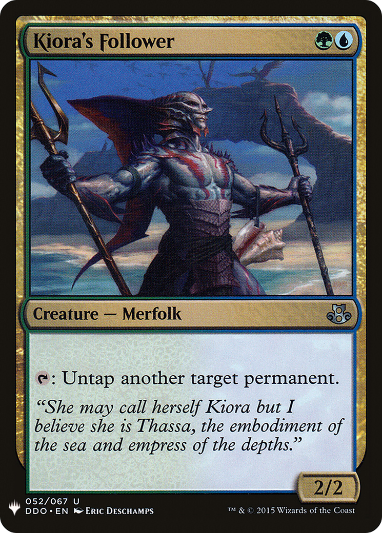 Kiora's Follower [Mystery Booster] | Grognard Games