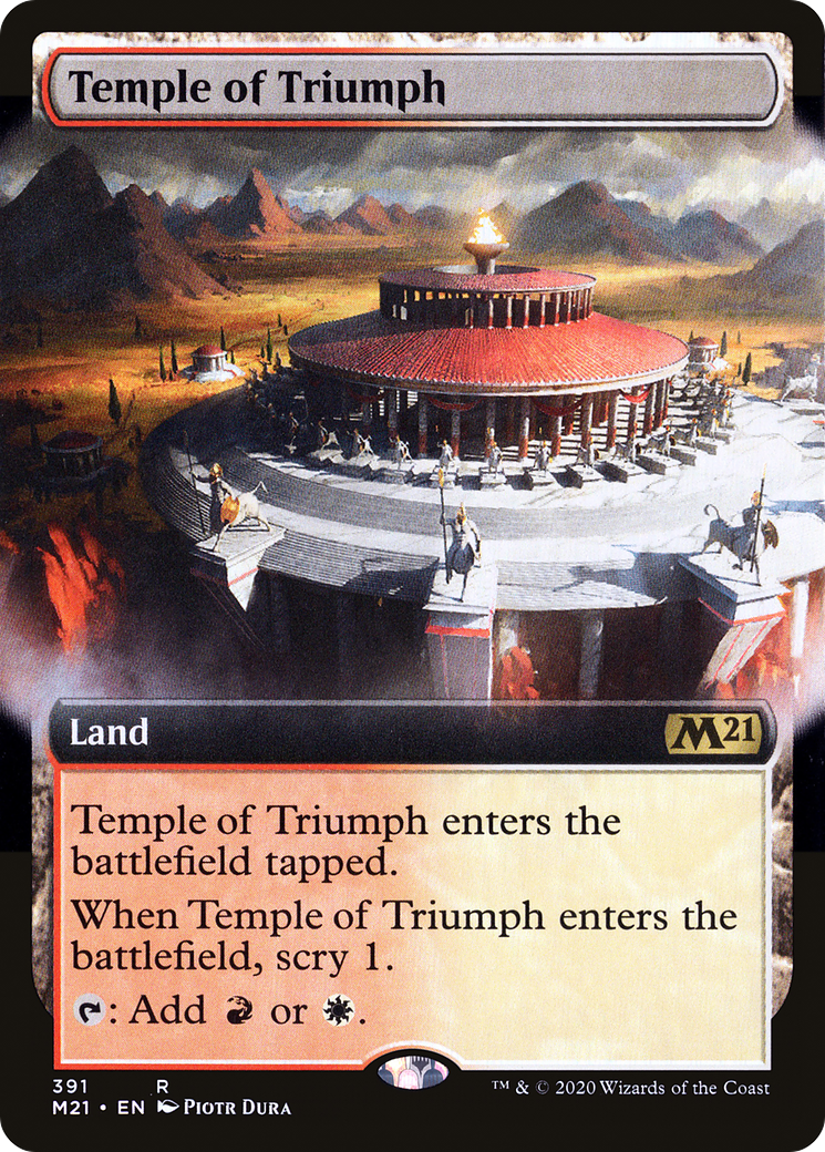 Temple of Triumph (Extended) [Core Set 2021] | Grognard Games