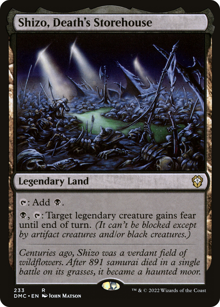 Shizo, Death's Storehouse [Dominaria United Commander] | Grognard Games
