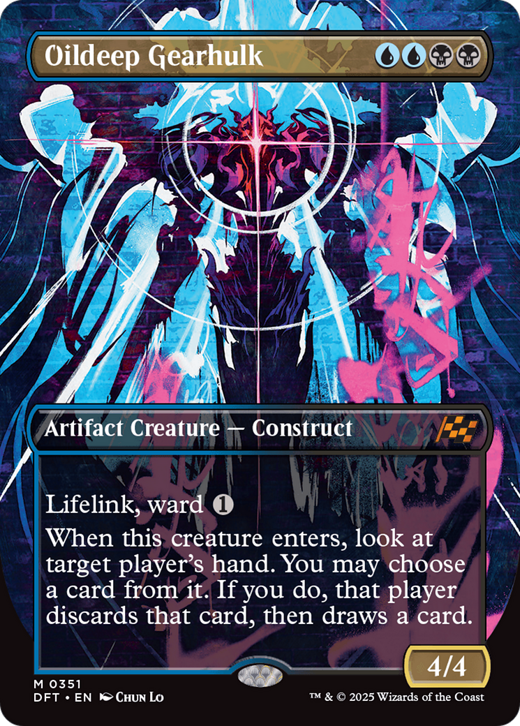 Oildeep Gearhulk (Borderless) [Aetherdrift] | Grognard Games
