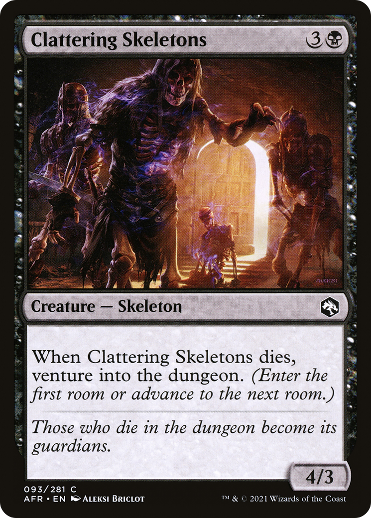 Clattering Skeletons [Dungeons & Dragons: Adventures in the Forgotten Realms] | Grognard Games