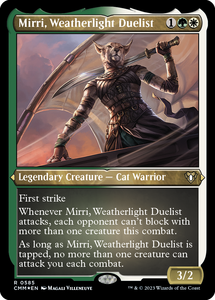 Mirri, Weatherlight Duelist (Foil Etched) [Commander Masters] | Grognard Games