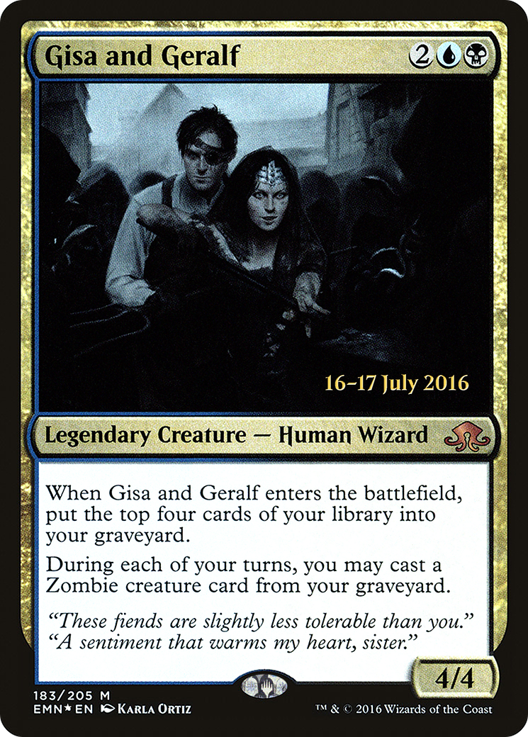 Gisa and Geralf  [Eldritch Moon Prerelease Promos] | Grognard Games