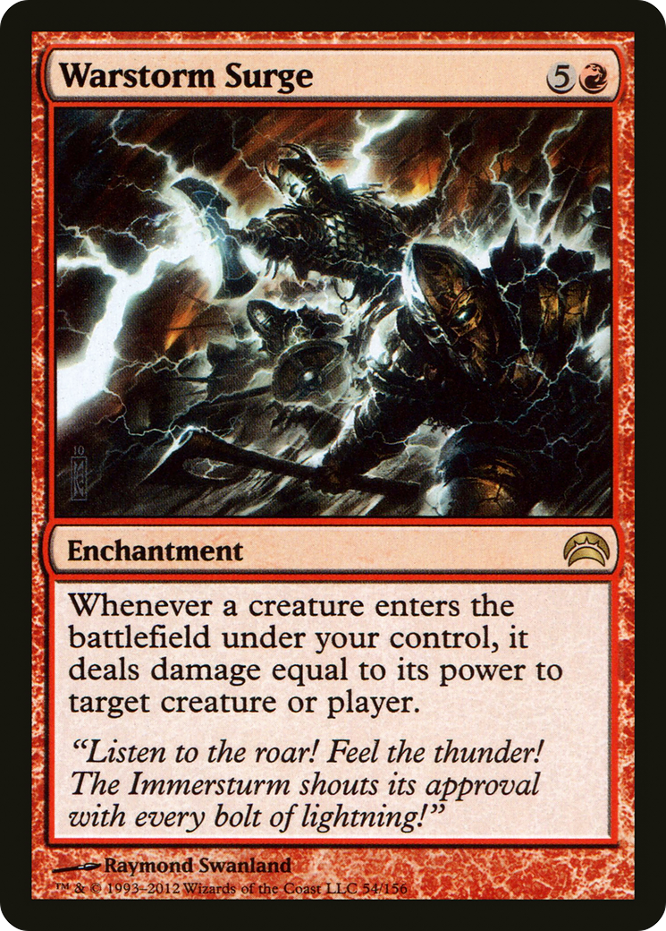 Warstorm Surge (PC2-054) - Planechase 2012 Foil | Grognard Games