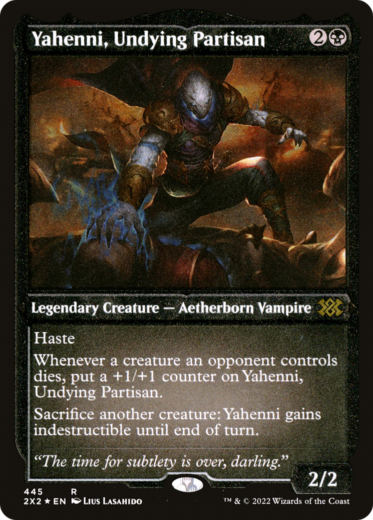 Yahenni, Undying Partisan (Foil Etched) (2X2-445) - Double Masters 2022 Foil | Grognard Games