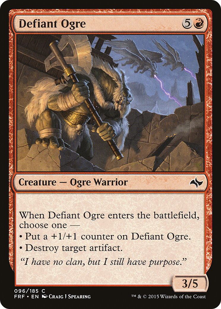 Defiant Ogre [Fate Reforged] | Grognard Games