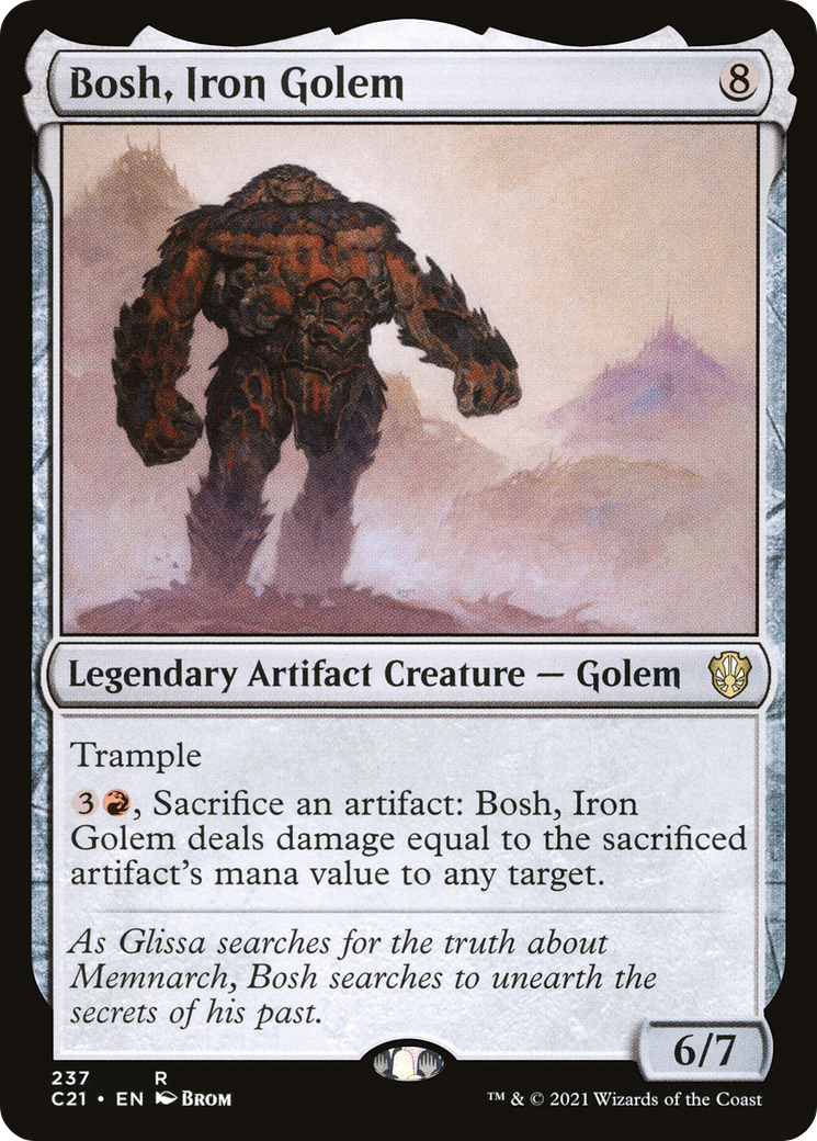 Bosh, Iron Golem [Commander 2021] | Grognard Games
