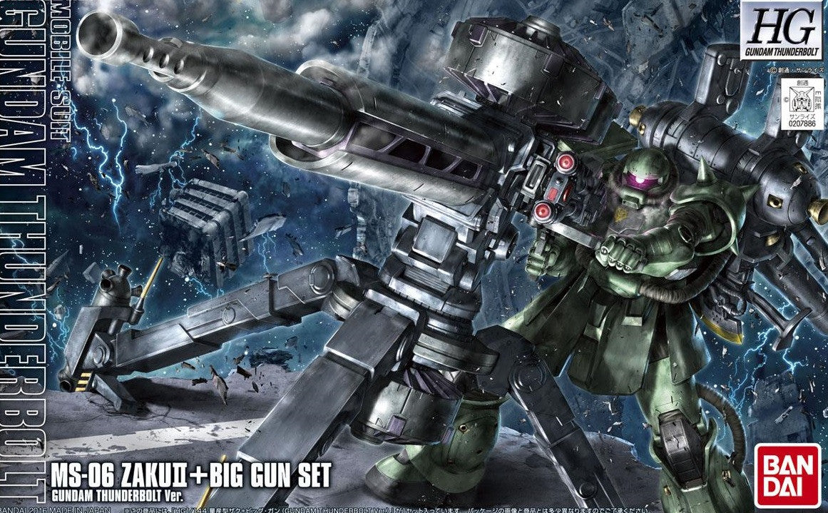 Gundam HG 1/144 Thunderbolt HGTB MS-06 Zaku II + Big Gun Set | Grognard Games