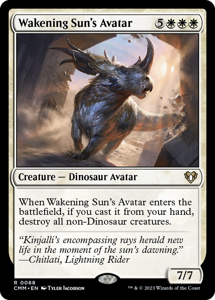 Wakening Sun's Avatar [Commander Masters] | Grognard Games