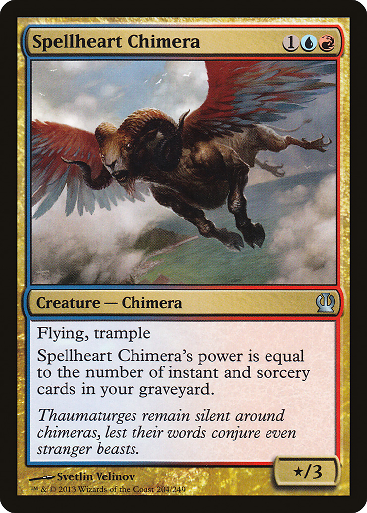 Spellheart Chimera (THS-204) - Theros Foil | Grognard Games
