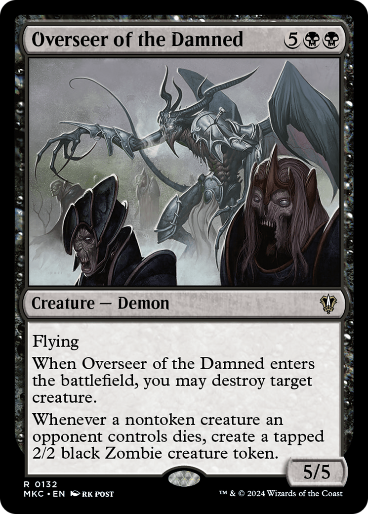 Overseer of the Damned [Murders at Karlov Manor Commander] | Grognard Games