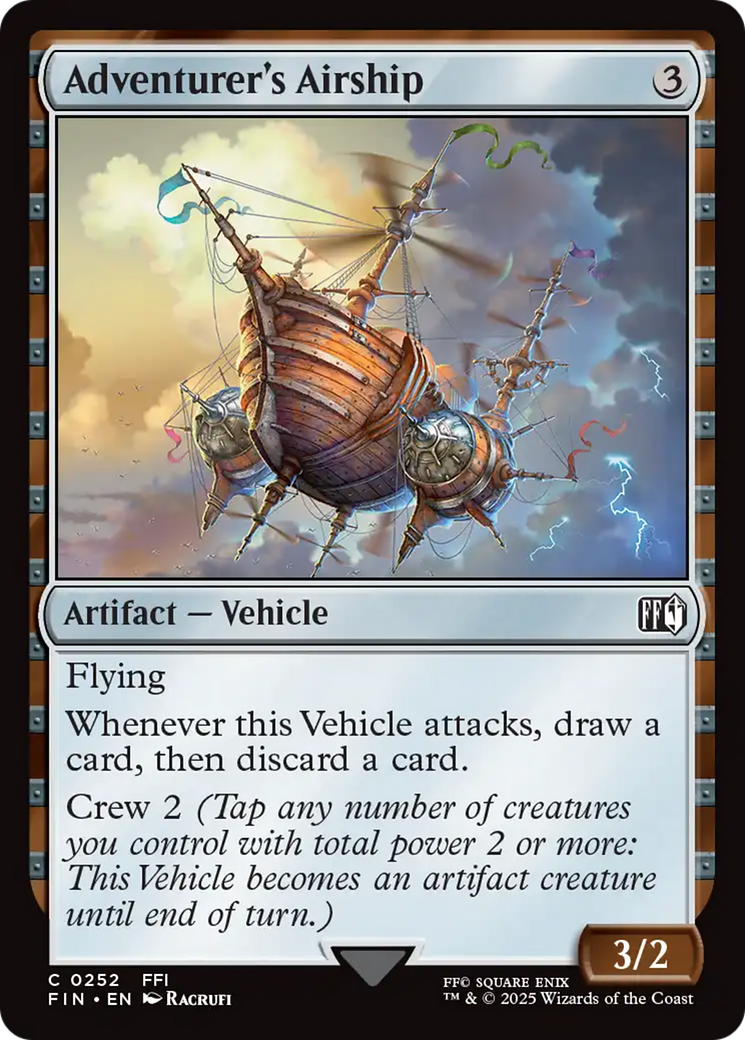 Adventurer's Airship (FIN-252) - FINAL FANTASY Foil | Grognard Games