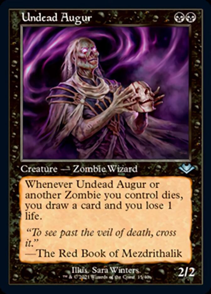 Undead Augur (Retro Foil Etched) [Modern Horizons] | Grognard Games