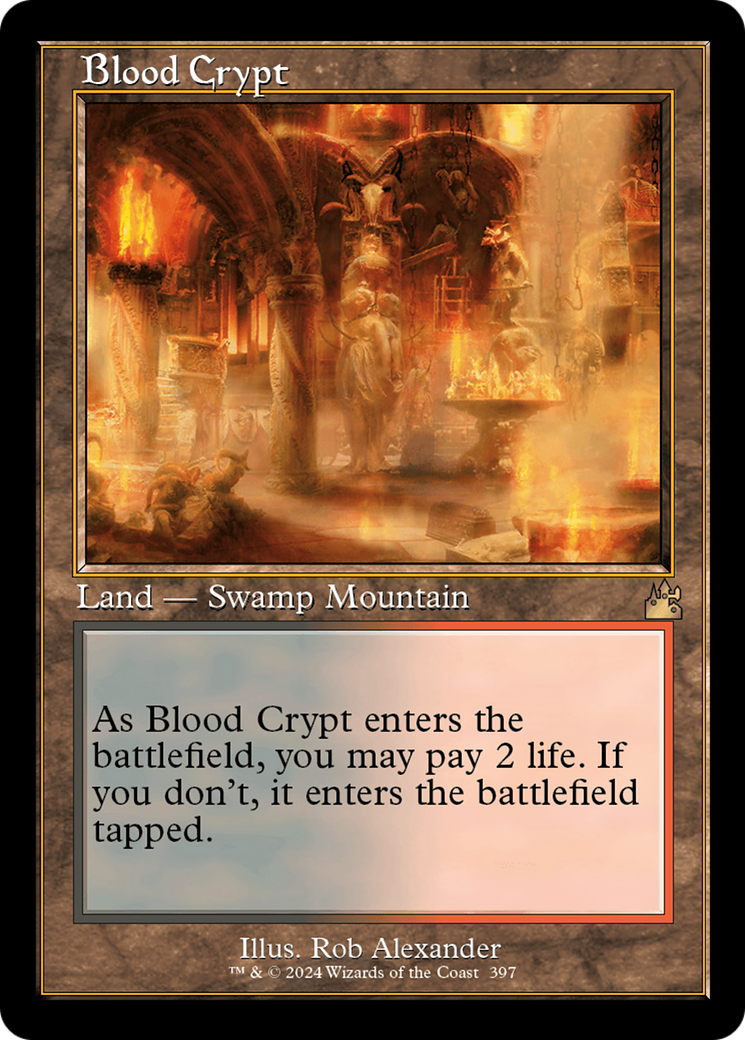 Blood Crypt (Retro) [Ravnica Remastered] | Grognard Games