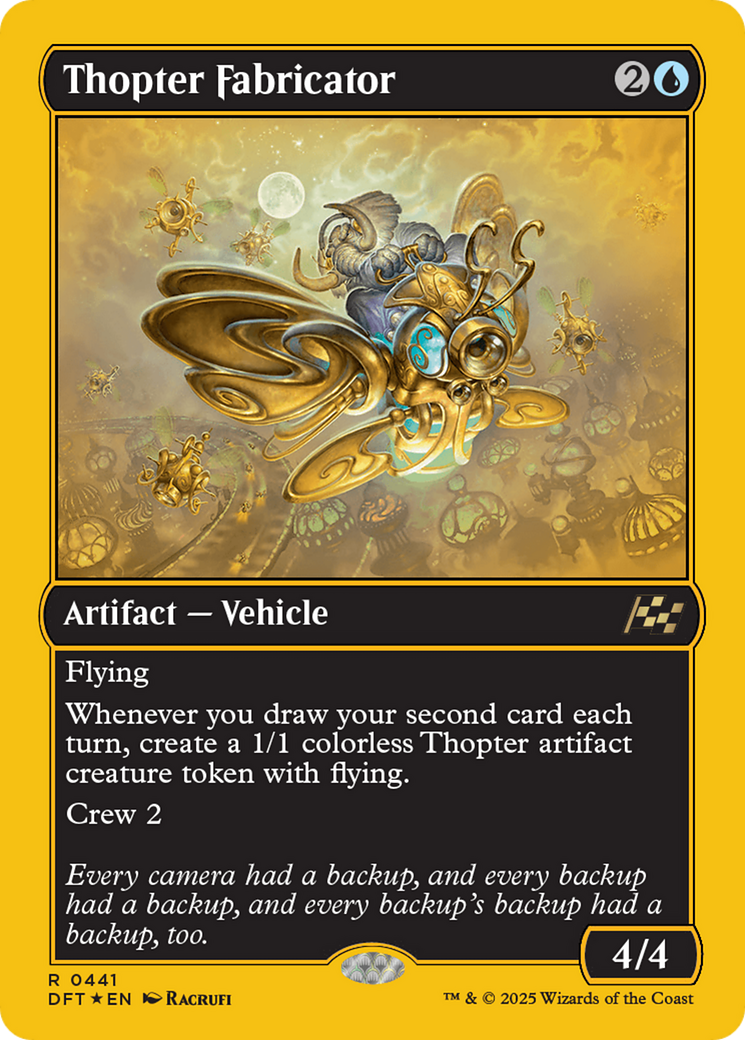 Thopter Fabricator (First-Place Foil) [Aetherdrift] | Grognard Games