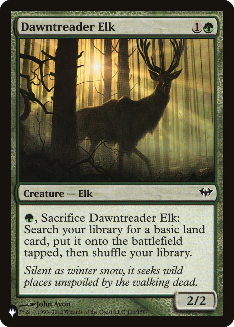 Dawntreader Elk [The List Reprints] | Grognard Games