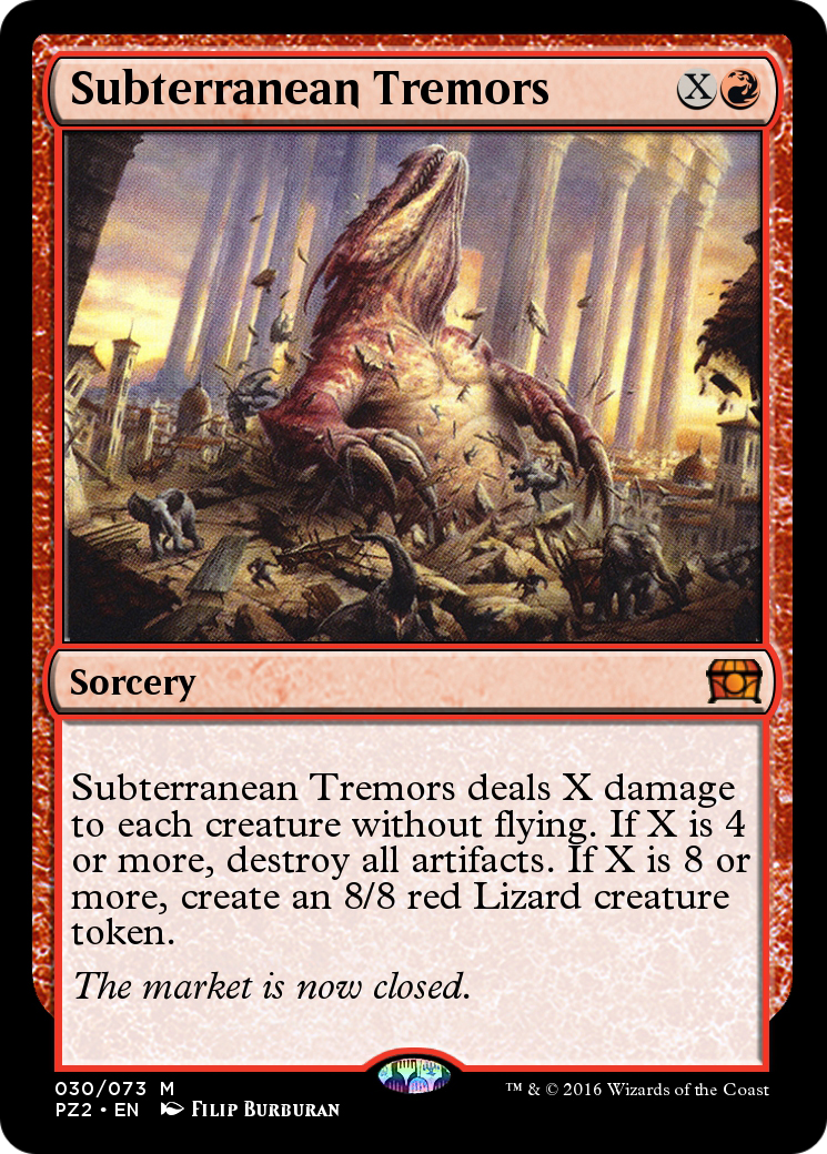 Subterranean Tremors (PZ2-030) - Treasure Chest Foil | Grognard Games