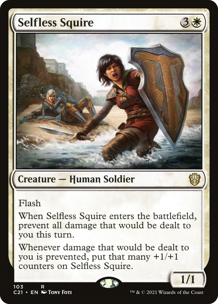 Selfless Squire [Commander 2021] | Grognard Games