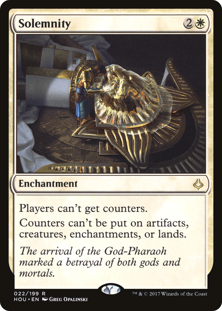 Solemnity [Hour of Devastation] | Grognard Games