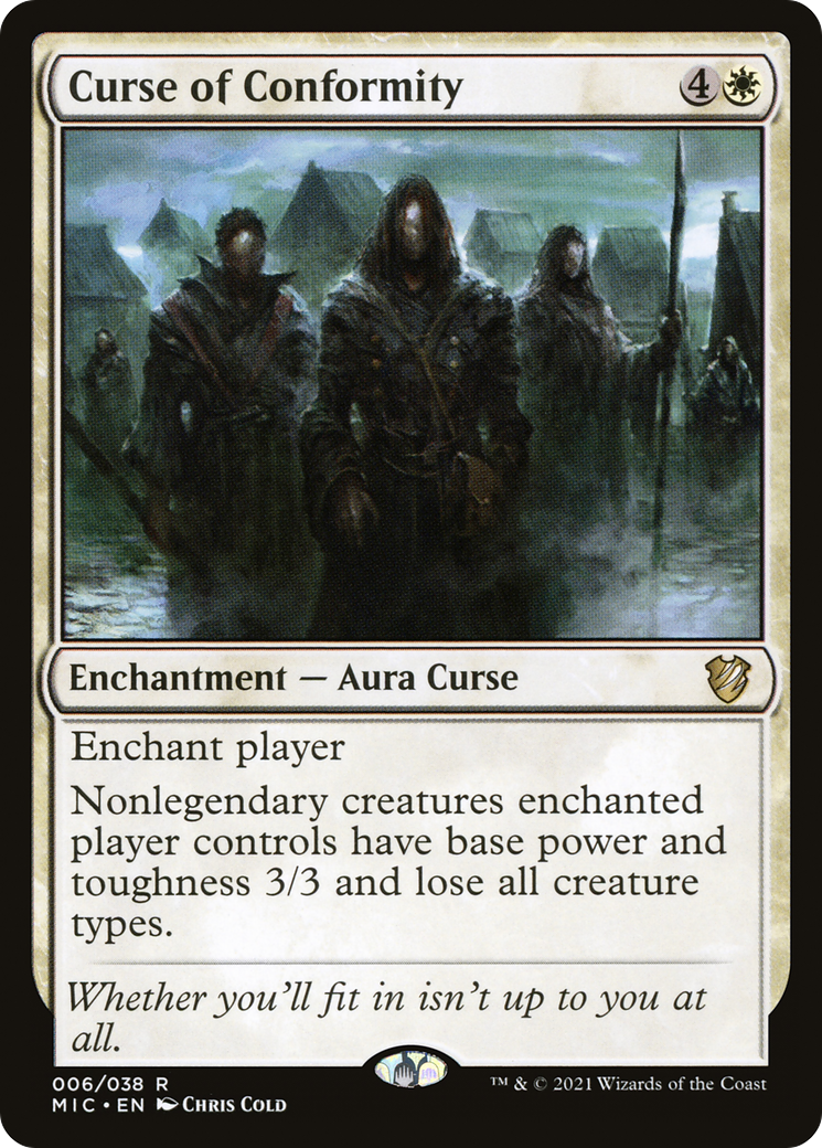 Curse of Conformity [Innistrad: Midnight Hunt Commander] | Grognard Games