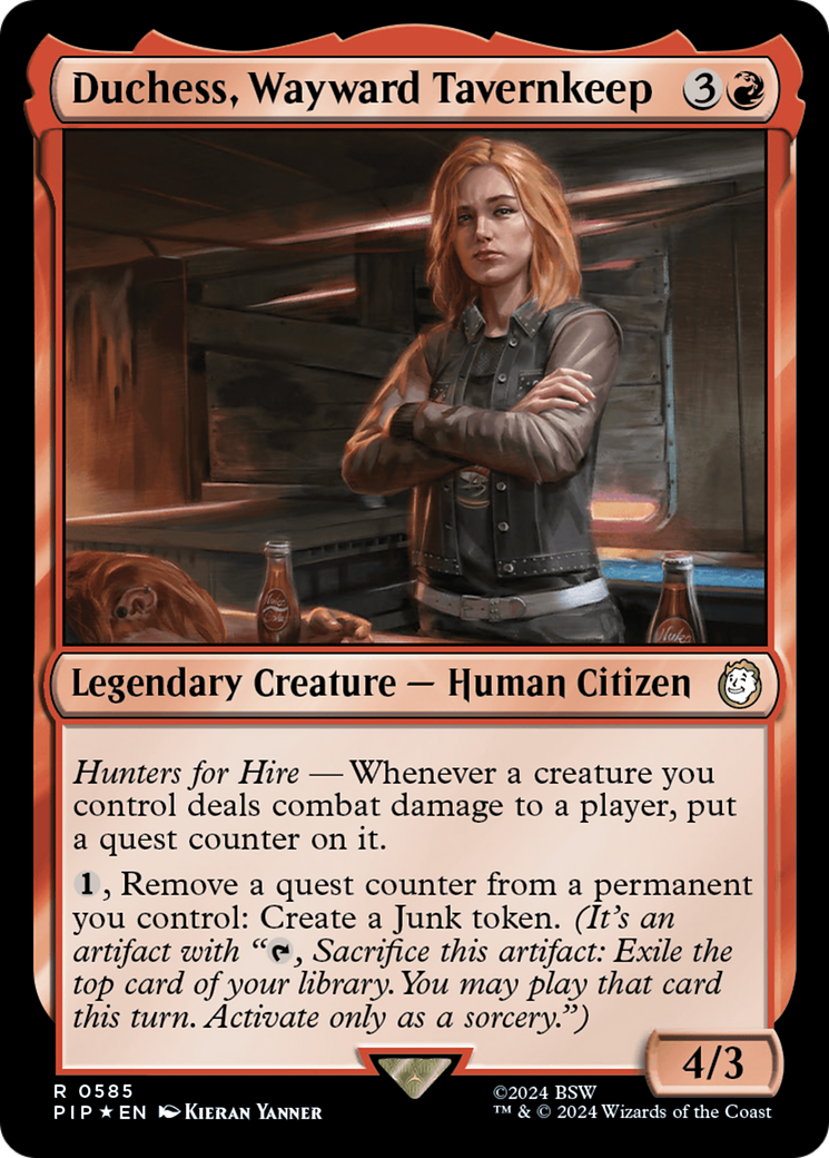 Duchess, Wayward Tavernkeep (Surge Foil) [Fallout] | Grognard Games