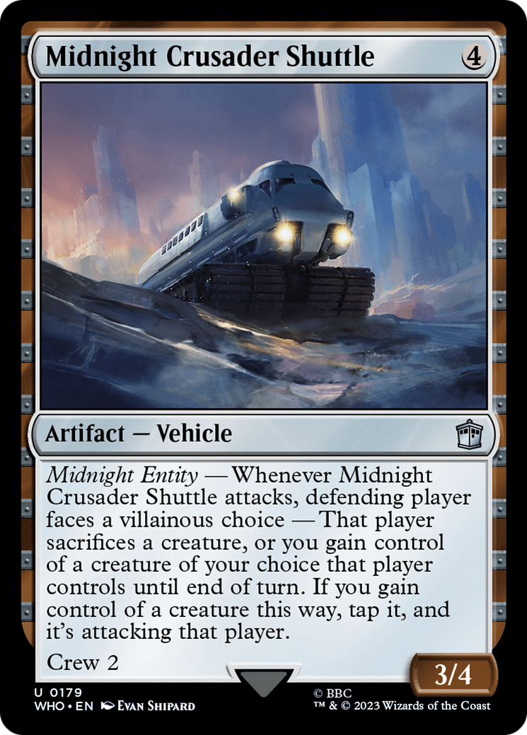 Midnight Crusader Shuttle [Doctor Who] | Grognard Games